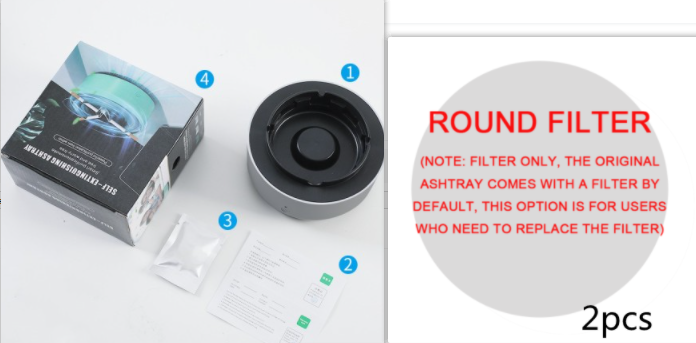 Cendrier purificateur d'air intelligent pour l'élimination efficace de la fumée.