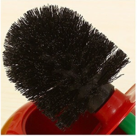 Brosse tête cerise de toilette.