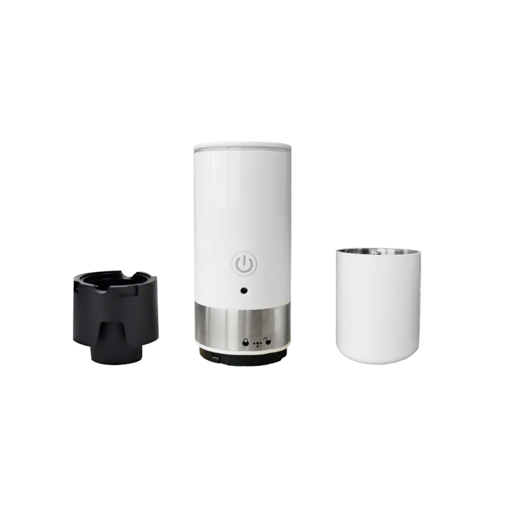 Mini cafetière portable entièrement automatique.