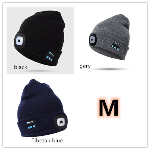 Chapeau Sans Fil Bluetooth LED.