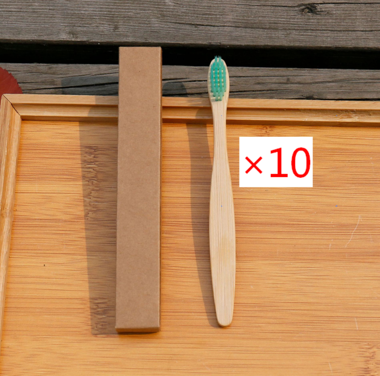 Brosse à dents écologique en fibres de bambou souple