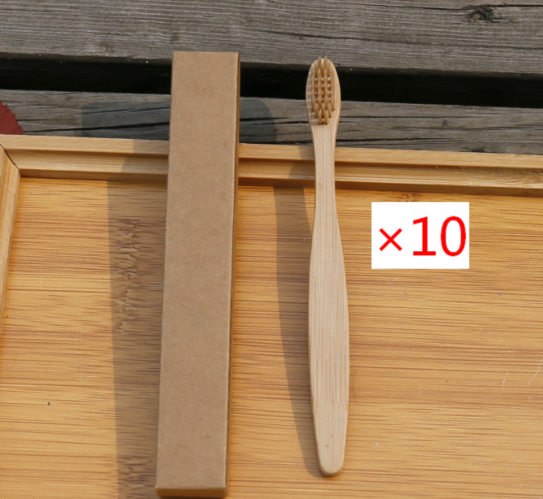 Brosse à dents écologique en fibres de bambou souple