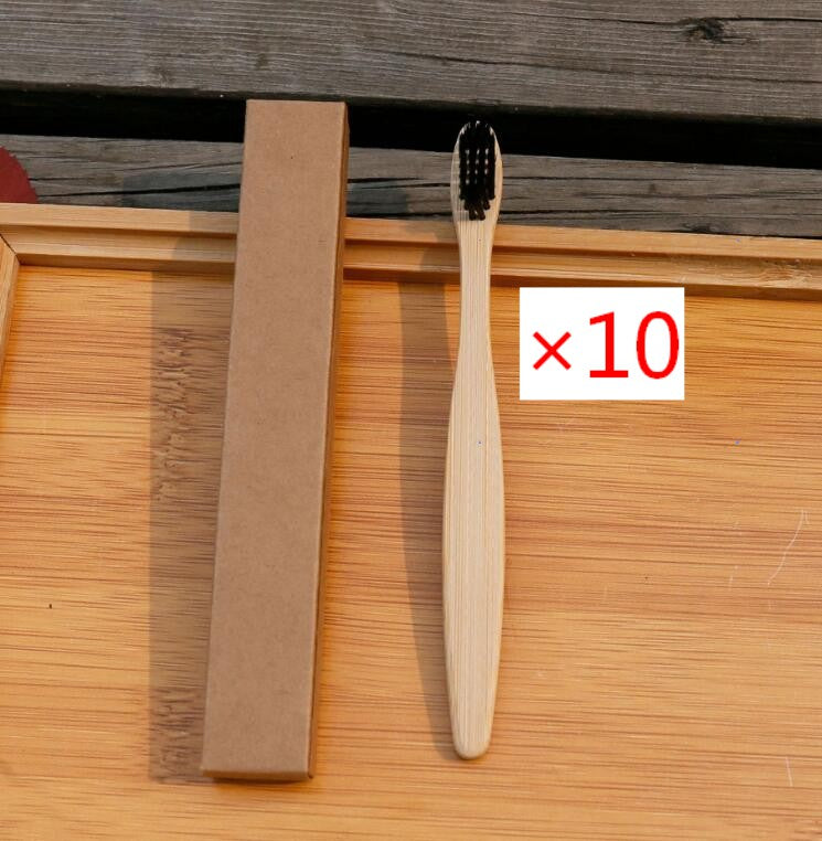Brosse à dents écologique en fibres de bambou souple