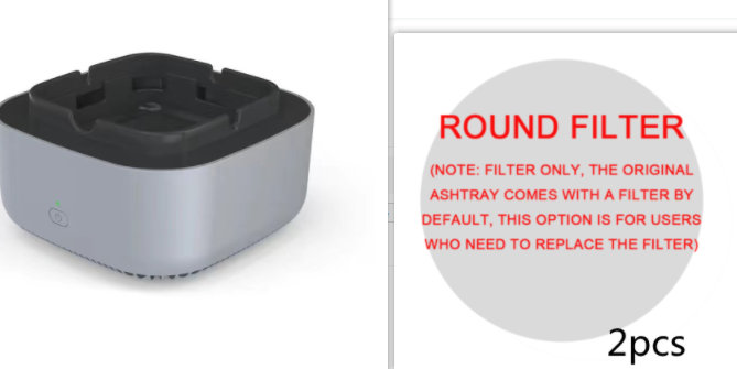 Cendrier purificateur d'air intelligent pour l'élimination efficace de la fumée.