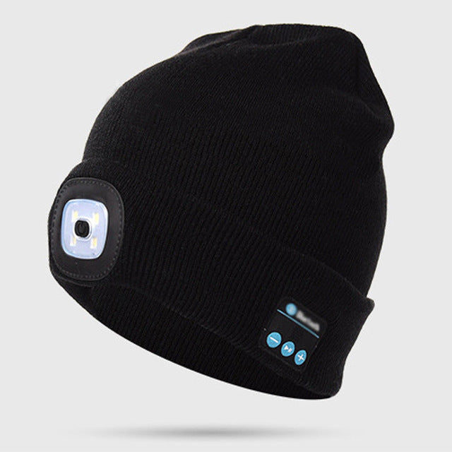 Chapeau Sans Fil Bluetooth LED.