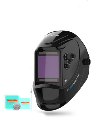 Casque de soudeur.