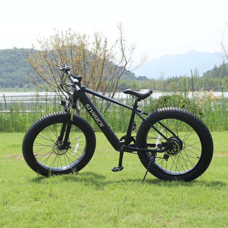 Vélo électrique Sivrock de 26 pouces avec de gros pneus, équipé d'un moteur de 1000W,