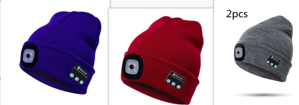 Chapeau Sans Fil Bluetooth LED.
