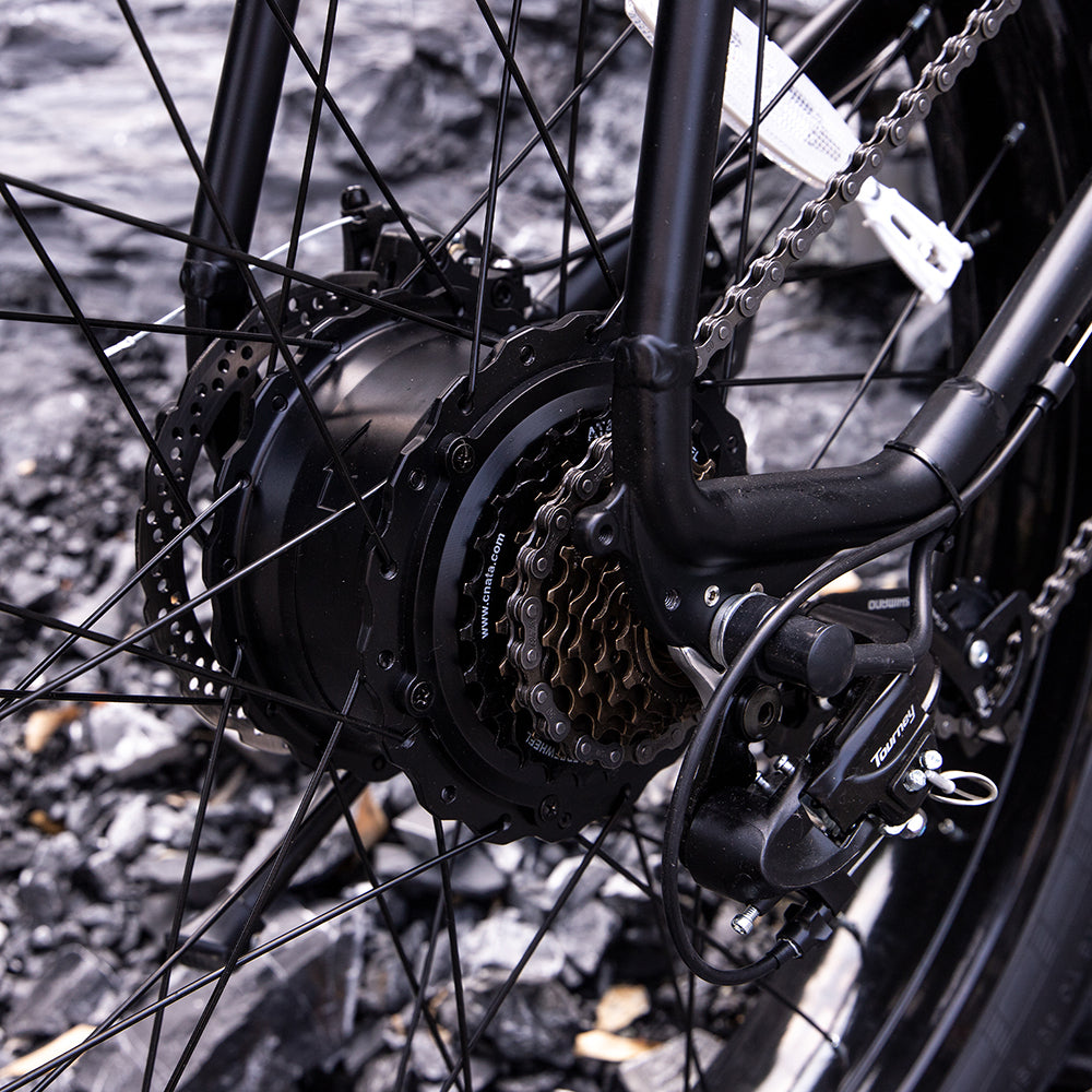Vélo électrique Sivrock de 26 pouces avec de gros pneus, équipé d'un moteur de 1000W,
