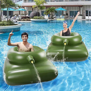 Matelas d'air en PVC en forme de char Dassault.