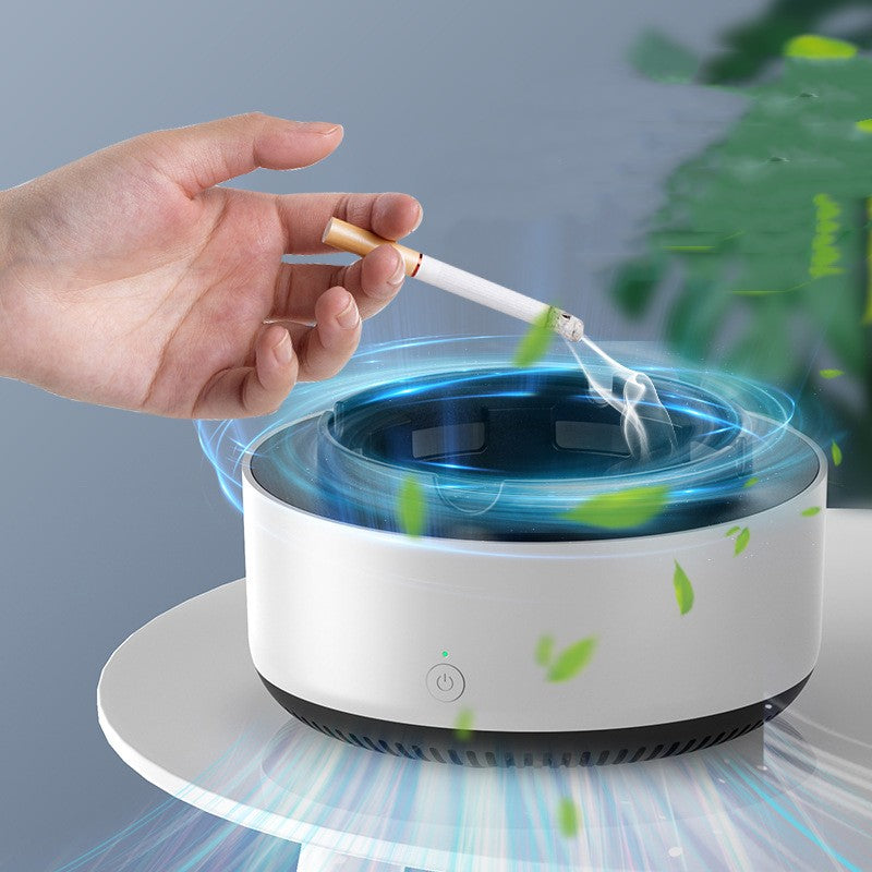 Cendrier purificateur d'air intelligent pour l'élimination efficace de la fumée.