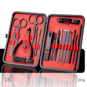 Trousse de manucure et pédicure.