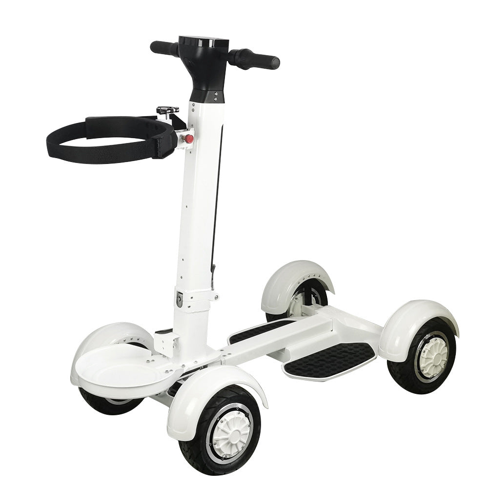 Scooter électrique léger et pliable à quatre roues