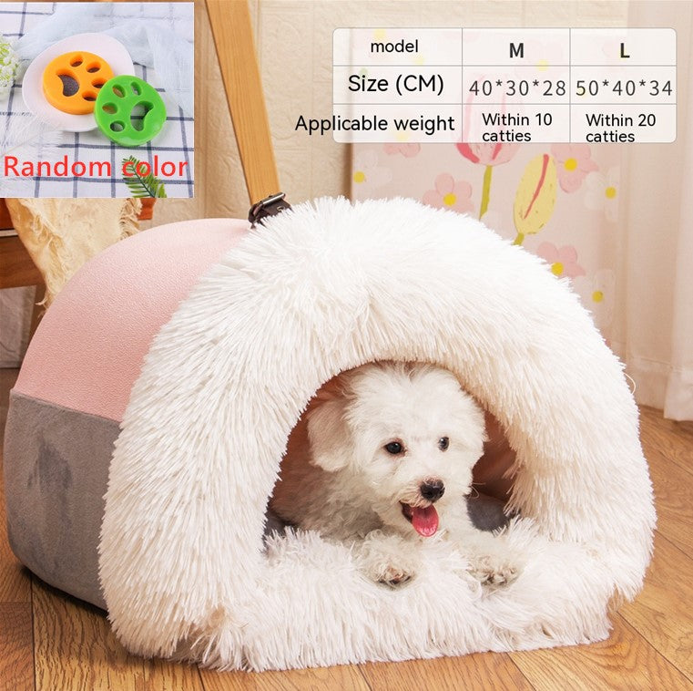 Un petit nid douillet conçu pour les petits animaux de compagnie.