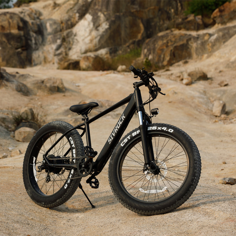 Vélo électrique Sivrock de 26 pouces avec de gros pneus, équipé d'un moteur de 1000W,