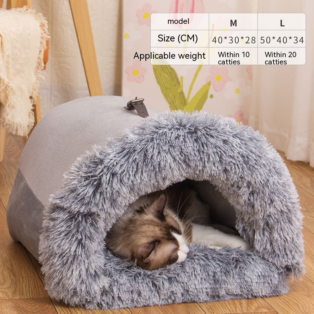 Un petit nid douillet conçu pour les petits animaux de compagnie.