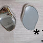 Rasoir en verre pour l'épilation et l'exfoliation, un outil pour enlever les poils.
