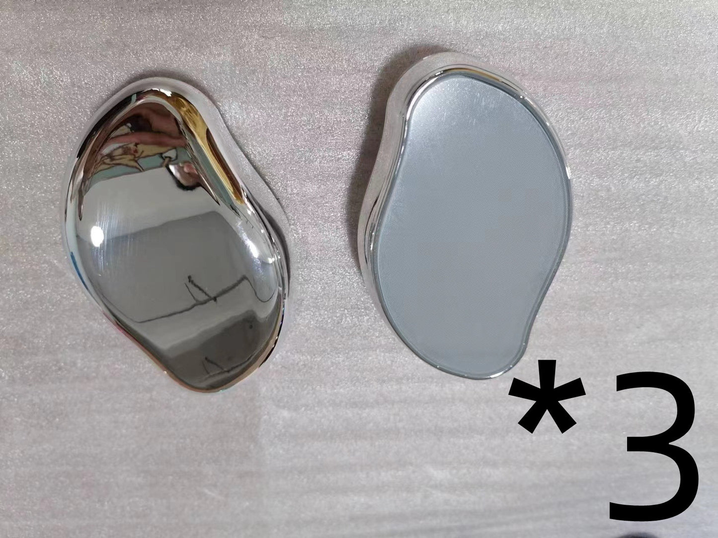 Rasoir en verre pour l'épilation et l'exfoliation, un outil pour enlever les poils.