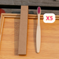 Brosse à dents écologique en fibres de bambou souple