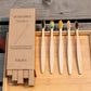Brosse à dents écologique en fibres de bambou souple
