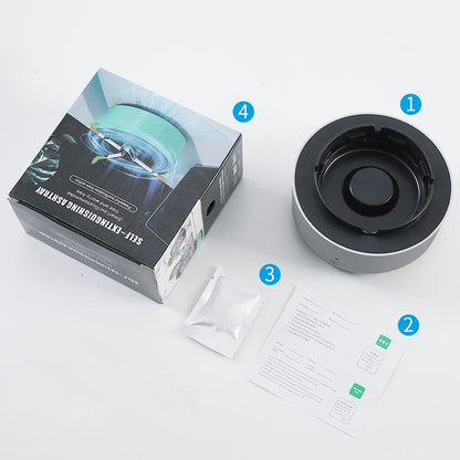 Cendrier purificateur d'air intelligent pour l'élimination efficace de la fumée.