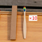 Brosse à dents écologique en fibres de bambou souple