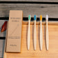 Brosse à dents écologique en fibres de bambou souple