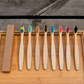 Brosse à dents écologique en fibres de bambou souple