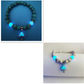 'Bracelet de Perle Lumineuse en Forme de Lotus Énergétique'