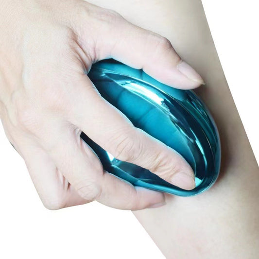 Rasoir en verre pour l'épilation et l'exfoliation, un outil pour enlever les poils.