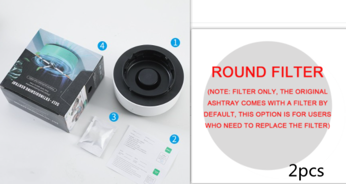 Cendrier purificateur d'air intelligent pour l'élimination efficace de la fumée.