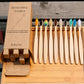 Brosse à dents écologique en fibres de bambou souple