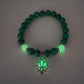 'Bracelet de Perle Lumineuse en Forme de Lotus Énergétique'