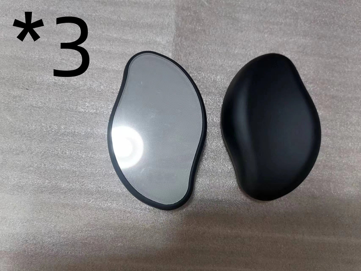Rasoir en verre pour l'épilation et l'exfoliation, un outil pour enlever les poils.