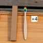 Brosse à dents écologique en fibres de bambou souple