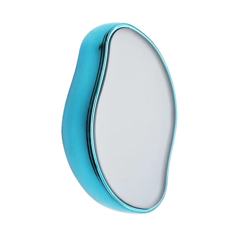 Rasoir en verre pour l'épilation et l'exfoliation, un outil pour enlever les poils.