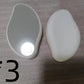 Rasoir en verre pour l'épilation et l'exfoliation, un outil pour enlever les poils.