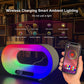 Chargeur sans fil Bluetooth avec petite lampe de nuit intégrée.