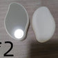 Rasoir en verre pour l'épilation et l'exfoliation, un outil pour enlever les poils.