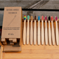 Brosse à dents écologique en fibres de bambou souple