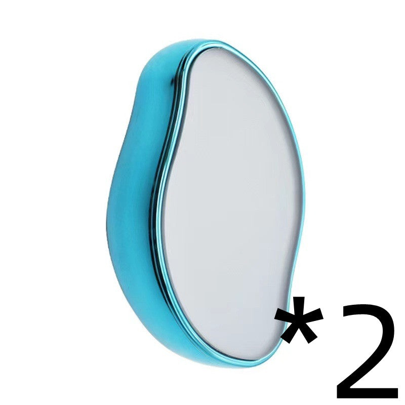 Rasoir en verre pour l'épilation et l'exfoliation, un outil pour enlever les poils.