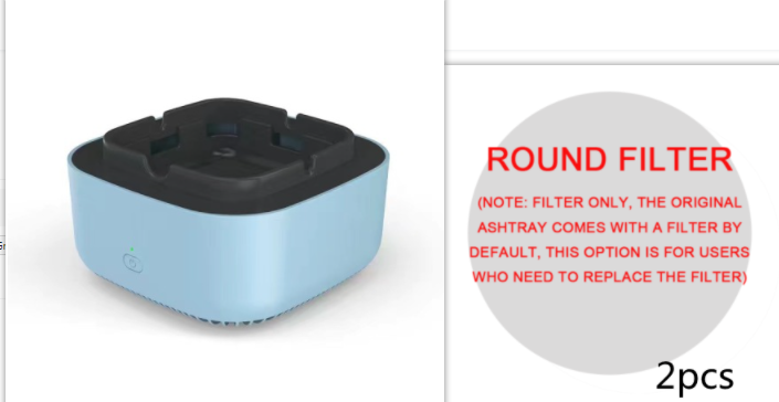 Cendrier purificateur d'air intelligent pour l'élimination efficace de la fumée.