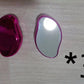 Rasoir en verre pour l'épilation et l'exfoliation, un outil pour enlever les poils.
