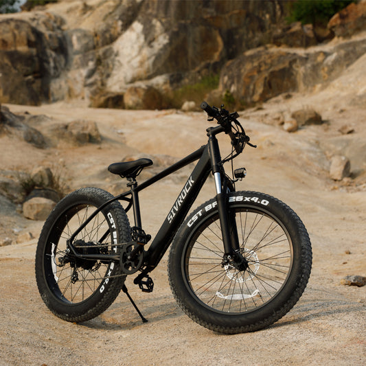 Vélo électrique Sivrock de 26 pouces avec de gros pneus, équipé d'un moteur de 1000W,