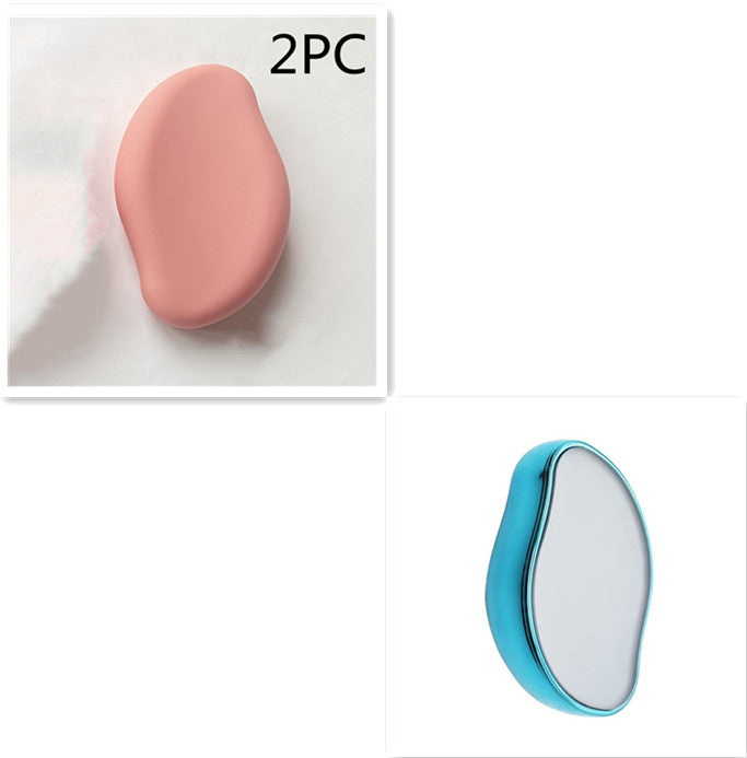 Rasoir en verre pour l'épilation et l'exfoliation, un outil pour enlever les poils.