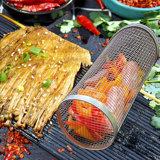Filet de panier métallique pour barbecue