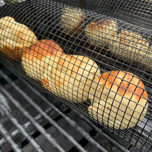 Filet de panier métallique pour barbecue