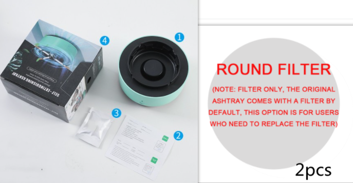 Cendrier purificateur d'air intelligent pour l'élimination efficace de la fumée.