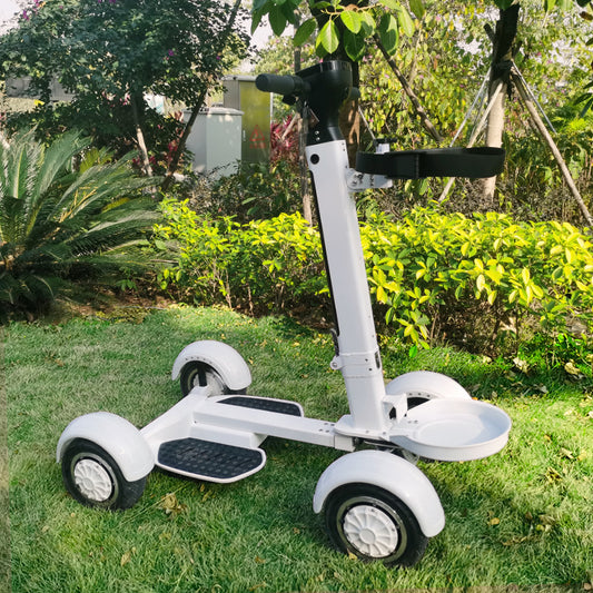 Scooter électrique léger et pliable à quatre roues